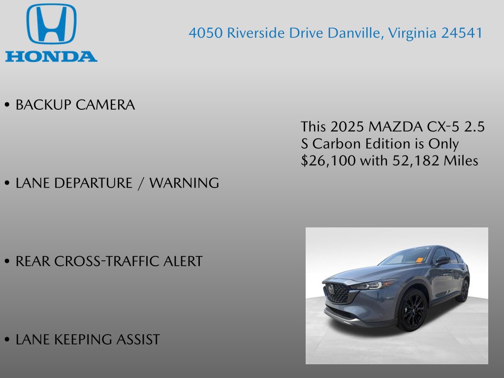 Used 2025 MAZDA CX-5 Carbon Edition AWD/4WD image 12
