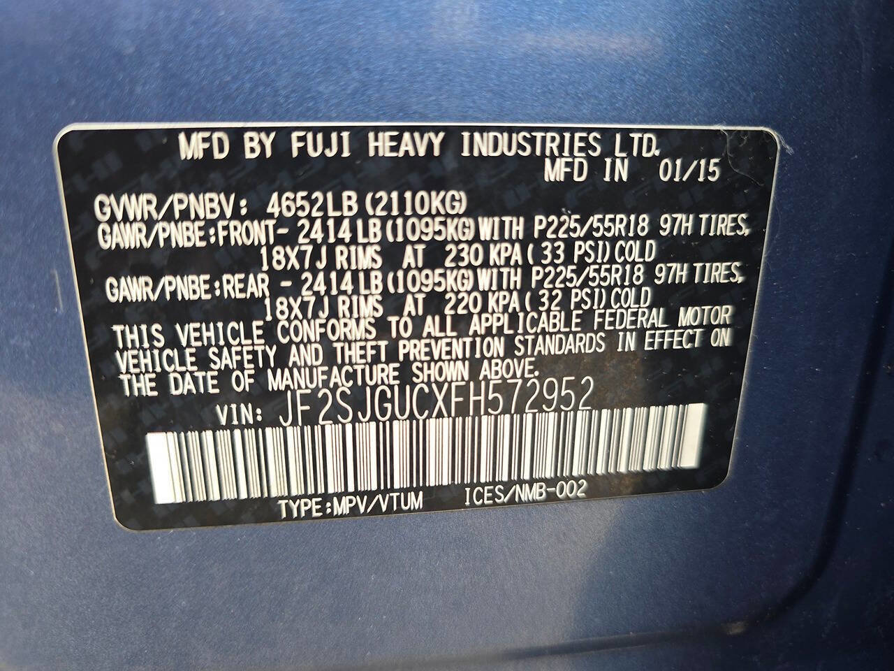 Used 2015 Subaru Forester 2.0XT Touring w/ Popular Package #2 AWD/4WD image 52