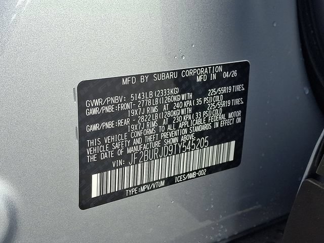 New 2026 Subaru Outback Touring XT AWD/4WD image 17