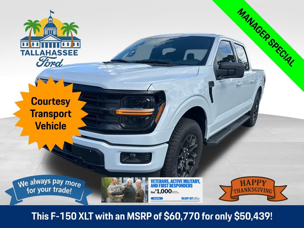 New 2025 Ford F150 XLT w/ Equipment Group 301A Standard