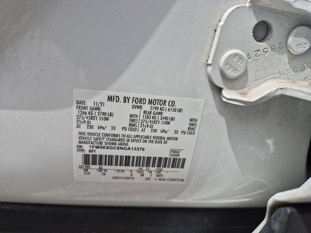 Used 2022 Ford Explorer ST w/ Equipment Group 401A AWD/4WD image 32