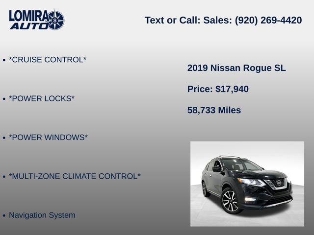 Used 2019 Nissan Rogue SL AWD/4WD image 8