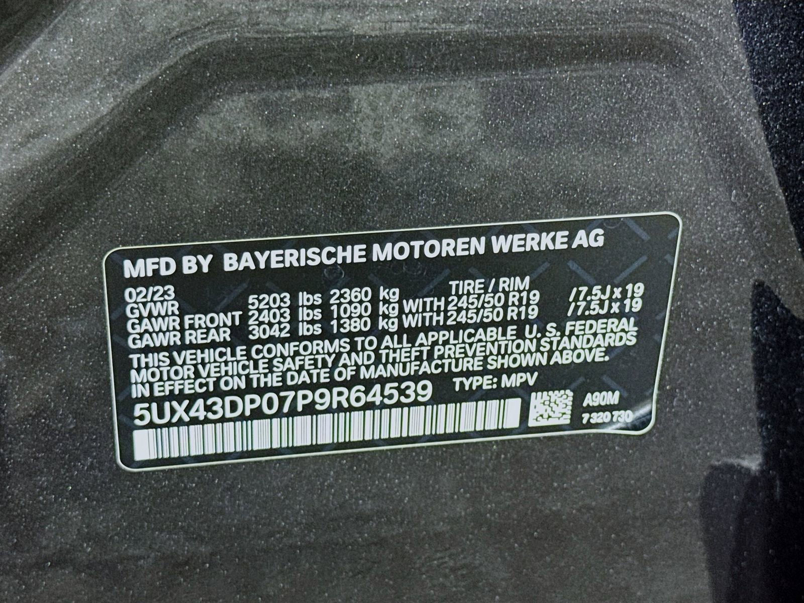 Certified 2023 BMW X3 sDrive30i w/ Premium Package image 33