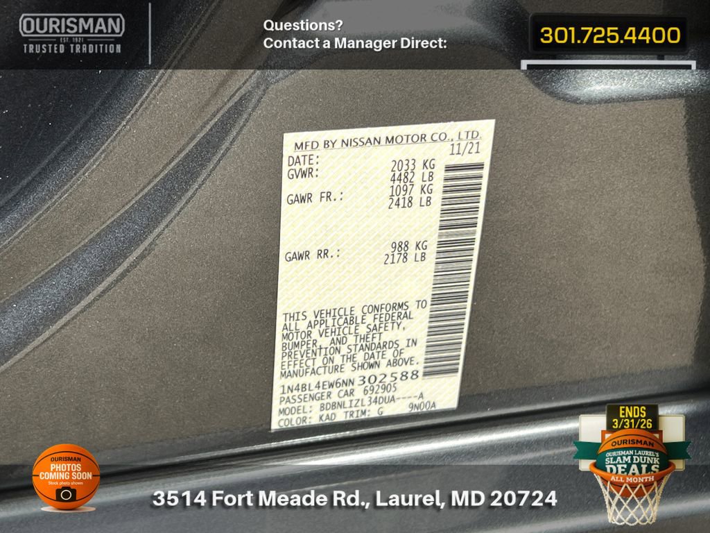 Used 2022 Nissan Altima 2.5 SL image 28