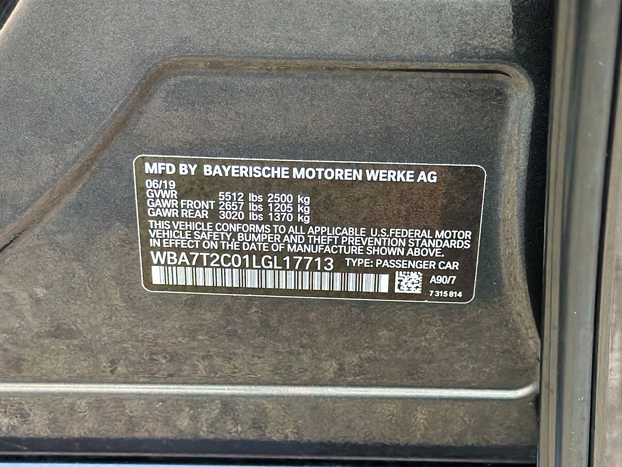 Used 2020 BMW 740i w/ Cold Weather Package RWD image 44
