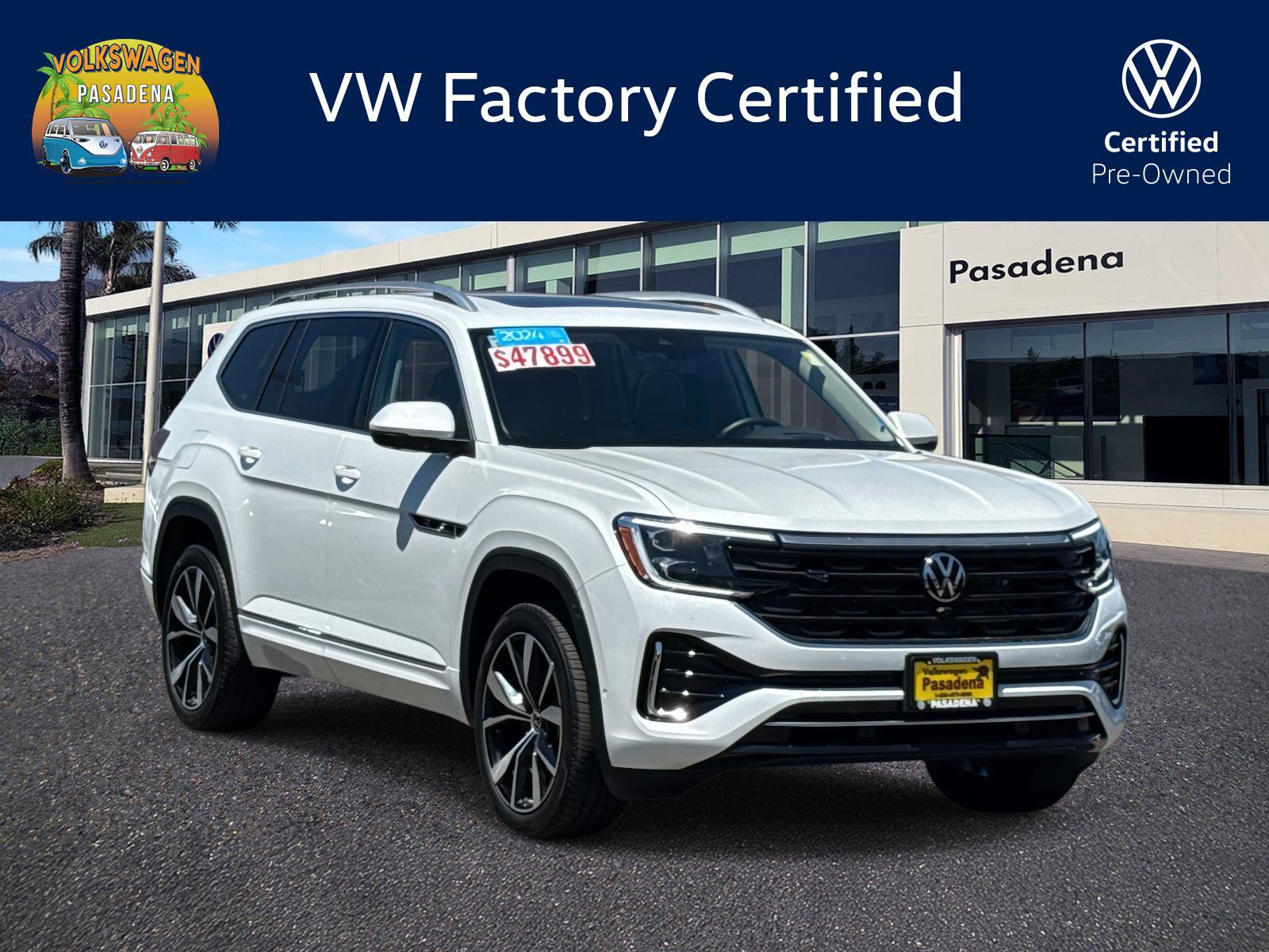 Certified 2024 Volkswagen Atlas SEL Premium R-Line image 1