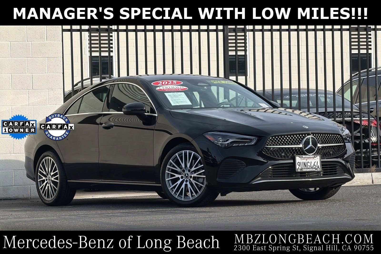 Certified 2025 Mercedes-Benz CLA 250 4MATIC image 1