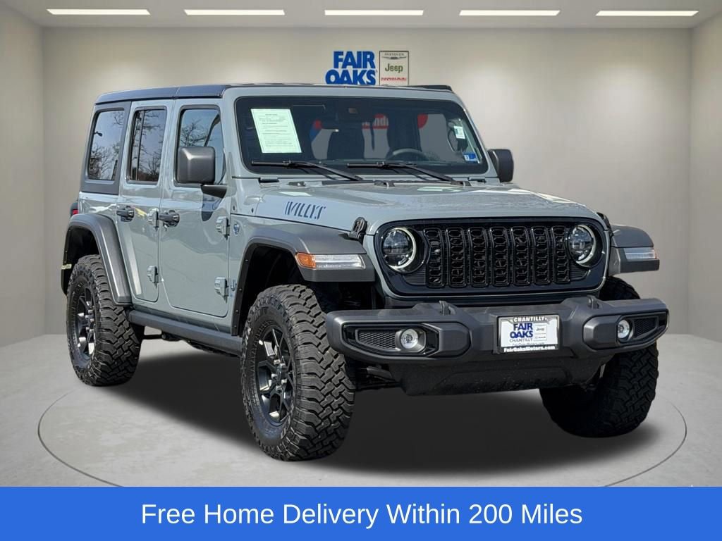 Certified 2025 Jeep Wrangler Unlimited Sport S 4xe