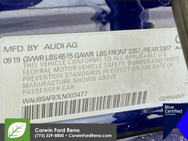 Used 2020 Audi S8 L w/ S8 Executive Package image 38