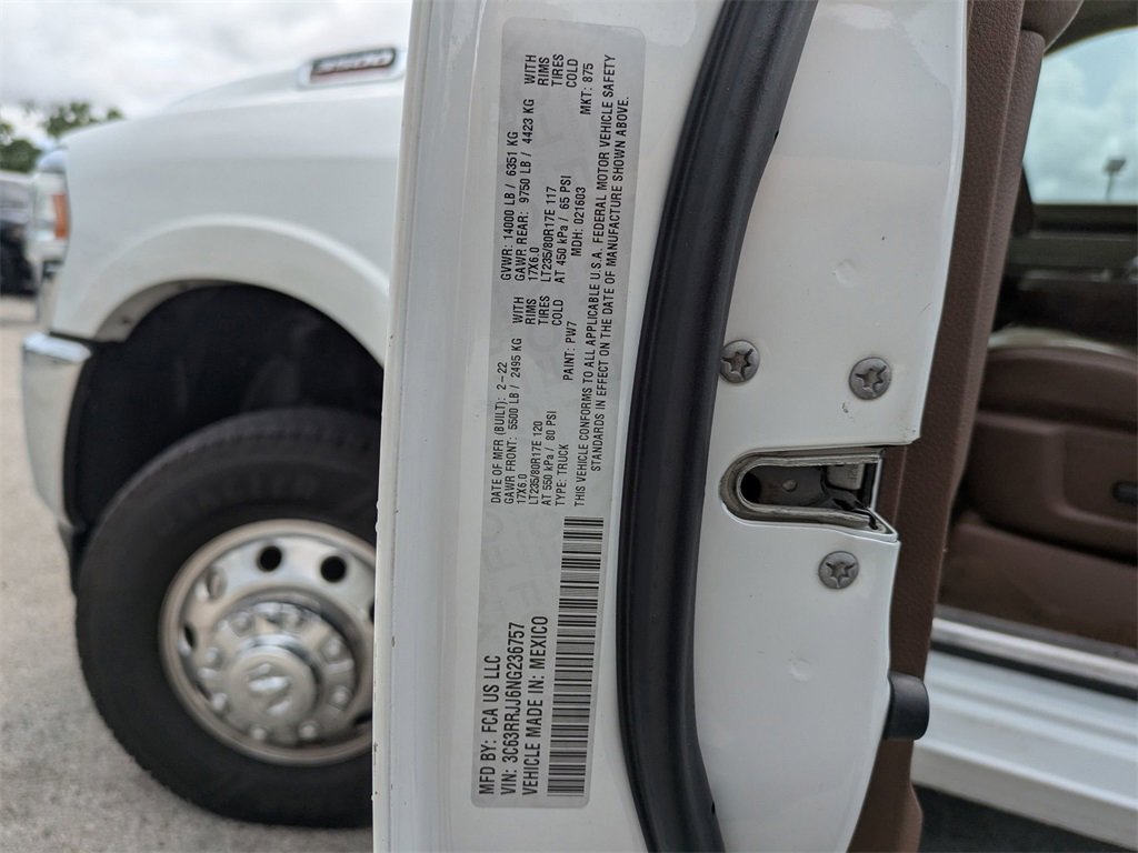 Used 2022 RAM 3500 Laramie w/ Chrome Appearance Group image 29