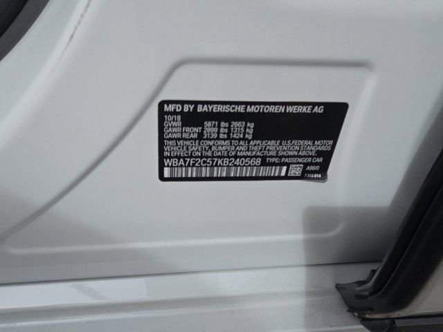 Used 2019 BMW 750i xDrive 750i xDrive w/ M Sport Package image 14