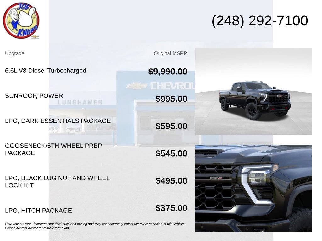 New 2026 Chevrolet Silverado 2500 ZR2 w/ LPO, Dark Essentials Package AWD/4WD image 5
