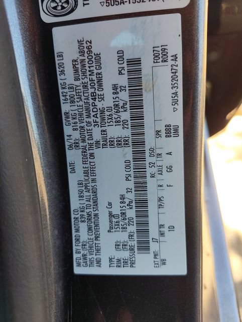 Used 2015 Ford Fiesta SE FWD image 24