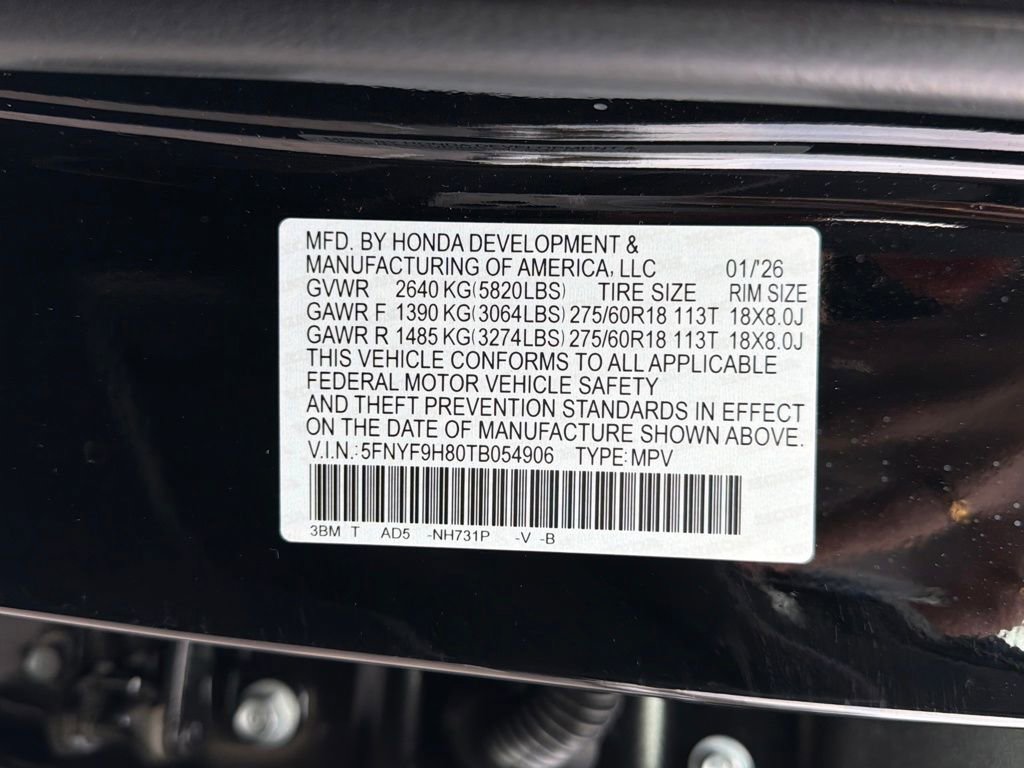 New 2026 Honda Passport TrailSport Elite image 32