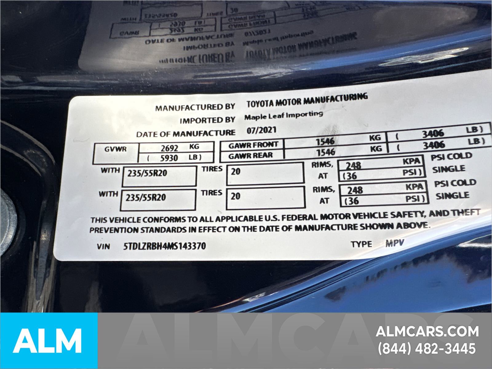 Used 2021 Toyota Highlander XSE image 44