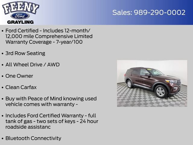 Certified 2022 Ford Explorer XLT w/ Equipment Group 202A video 4