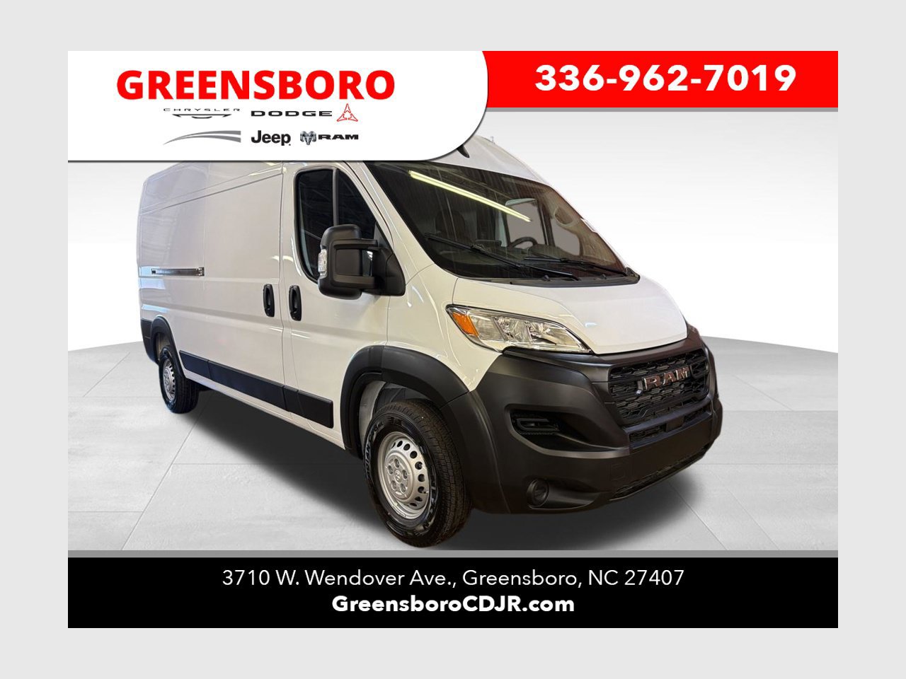 New 2026 RAM ProMaster 2500 w/ Premium Convenience Group