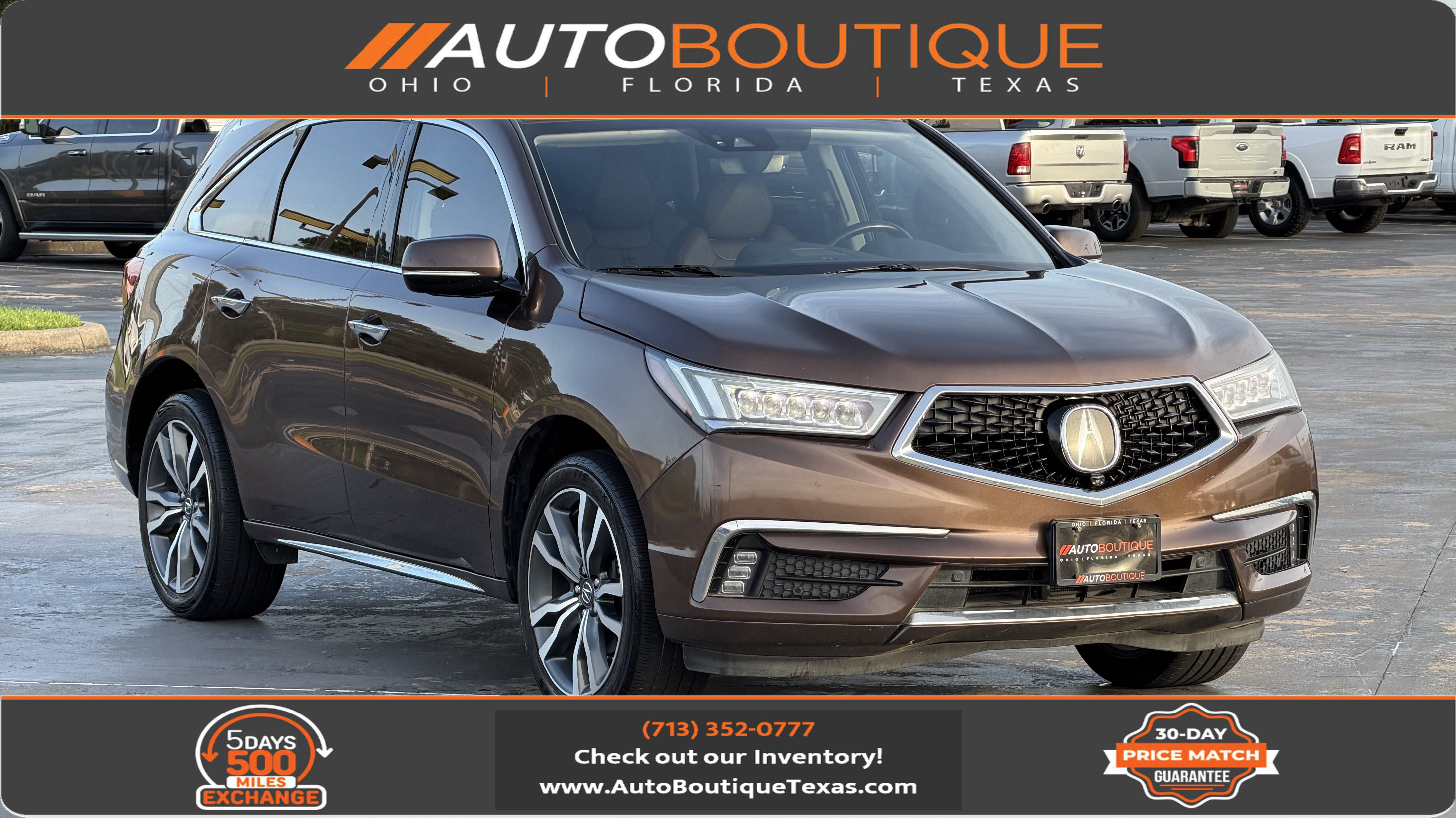 Used 2019 Acura MDX w/ Advance Package FWD image 1