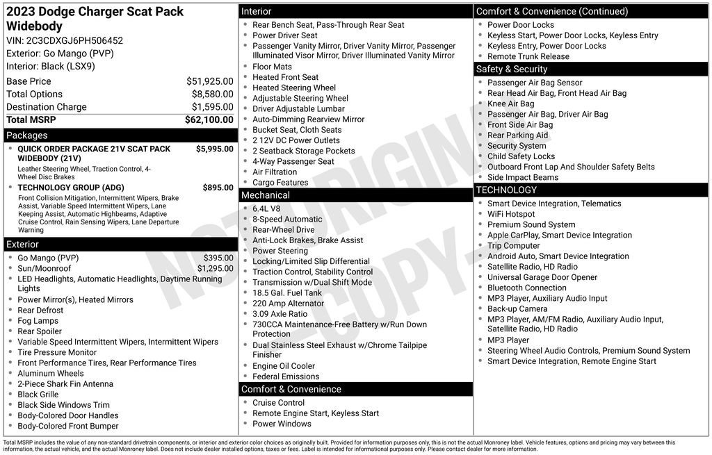 Used 2023 Dodge Charger Scat Pack RWD image 41