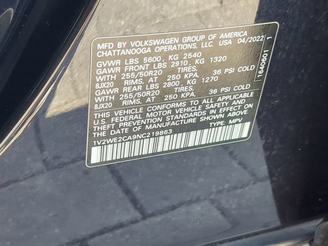 Used 2022 Volkswagen Atlas Cross Sport SE image 36