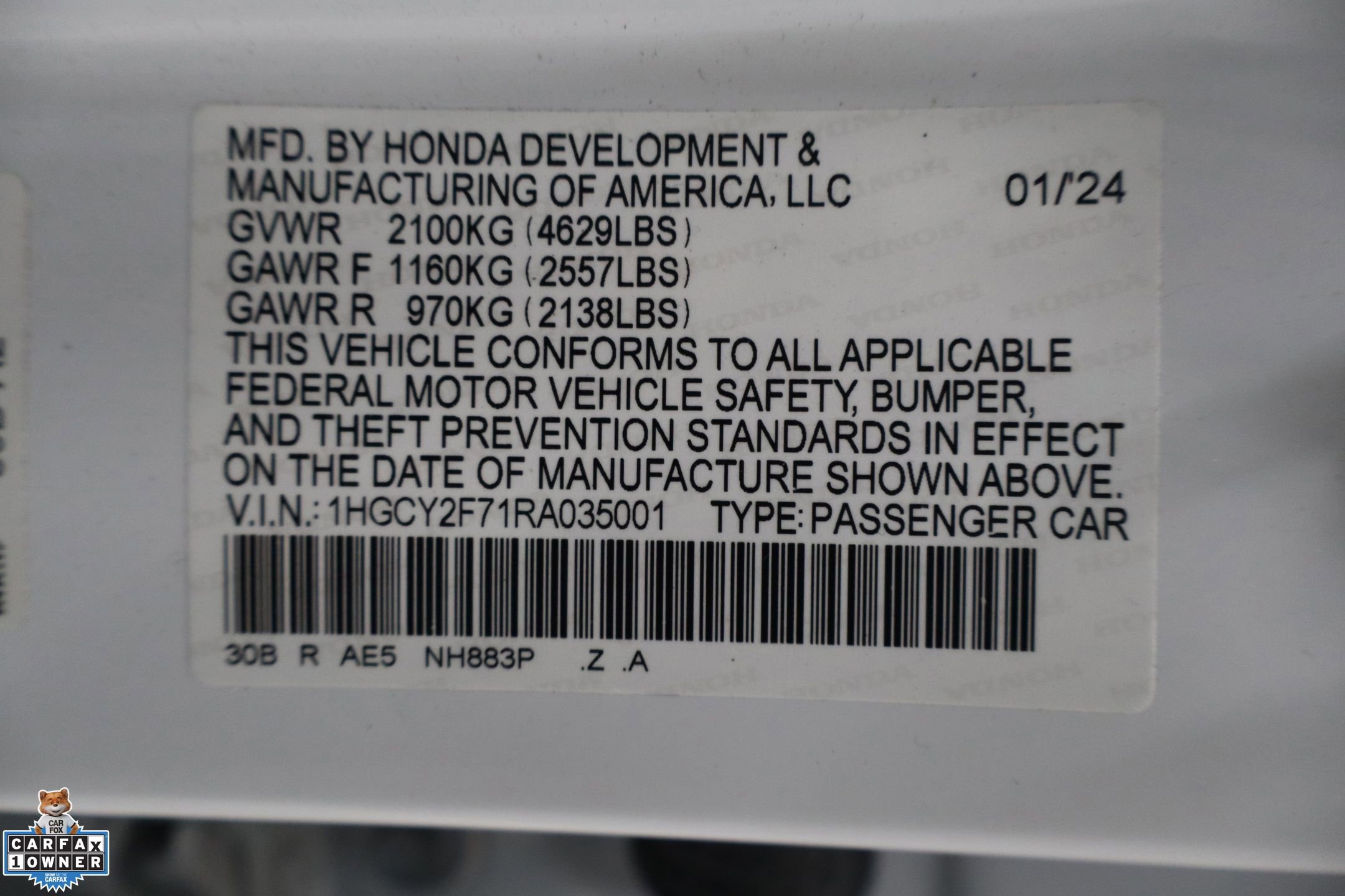 Used 2024 Honda Accord Sport image 32