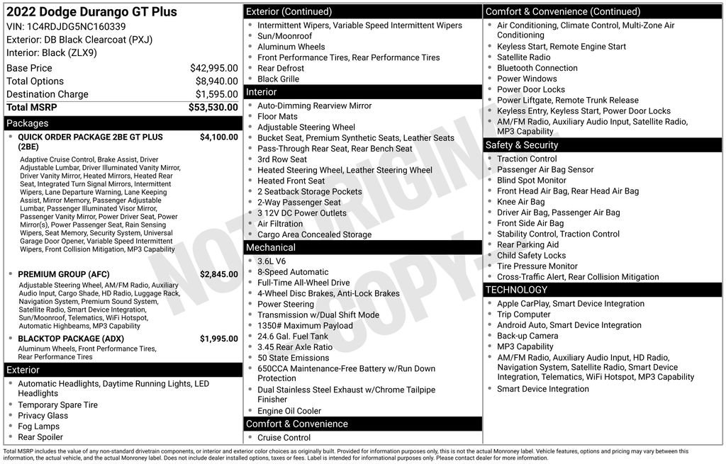 Used 2022 Dodge Durango GT image 10