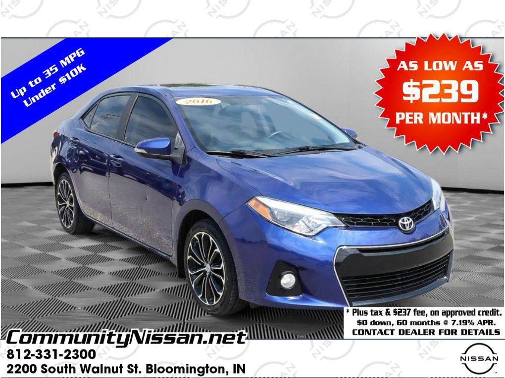Used 2016 Toyota Corolla S