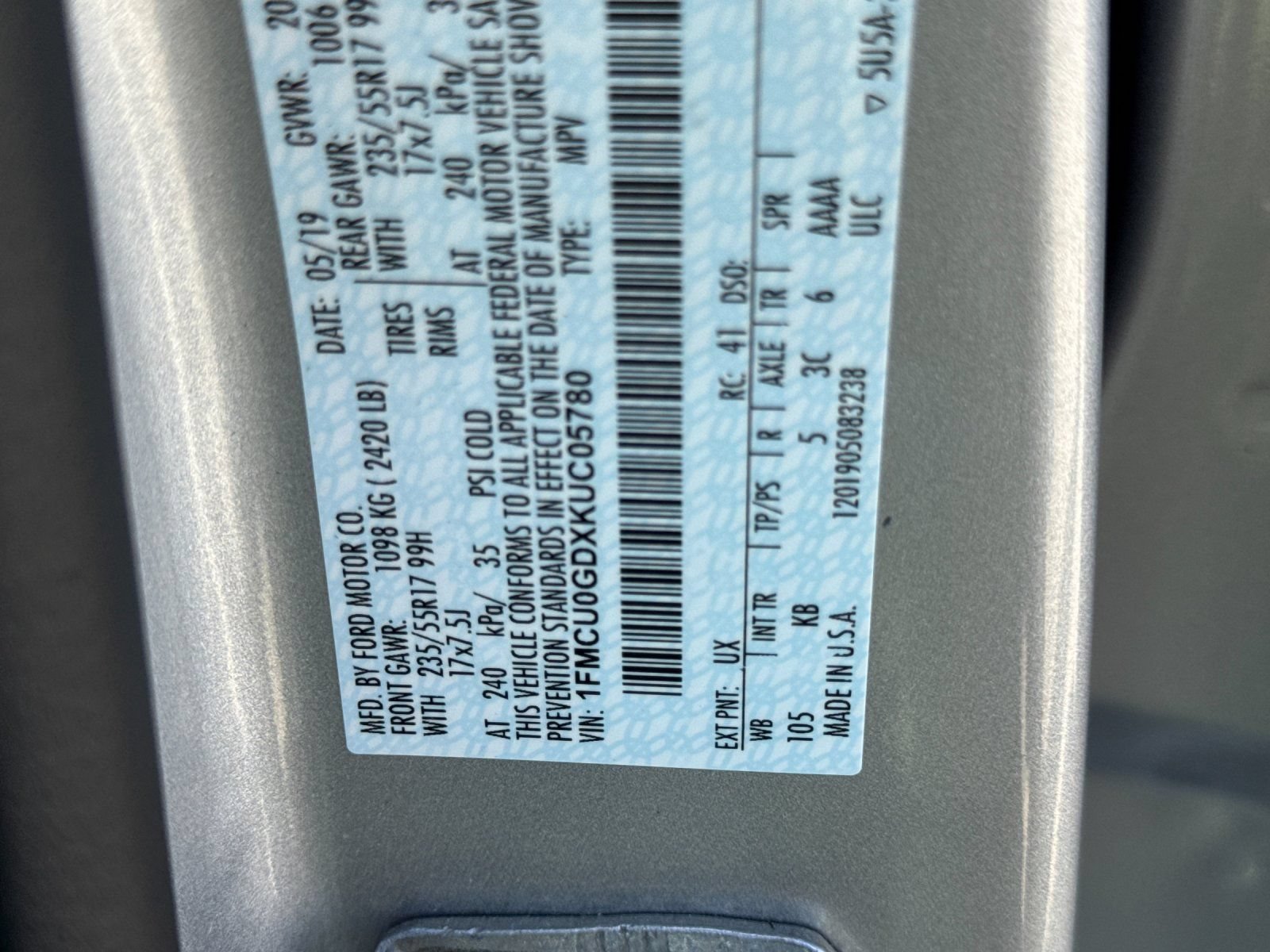 Used 2019 Ford Escape SE FWD image 42