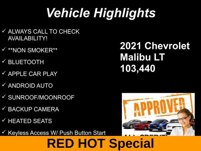 Used 2021 Chevrolet Malibu LT image 10