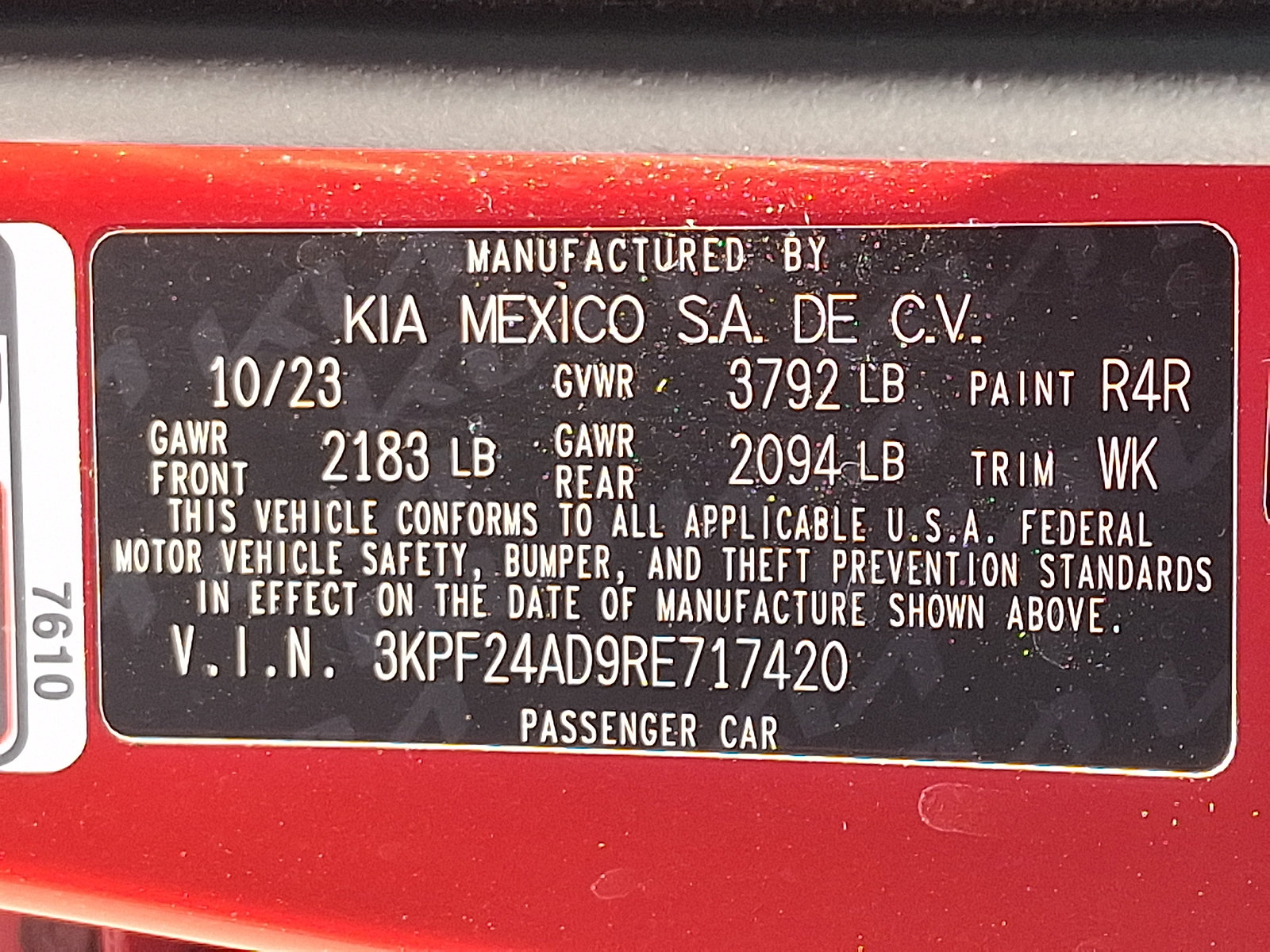 Certified 2024 Kia Forte LXS FWD image 28