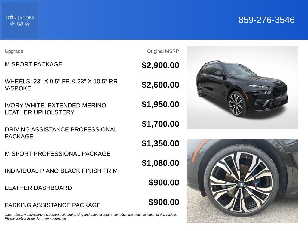 Used 2023 BMW X7 xDrive40i w/ M Sport Package AWD/4WD image 5