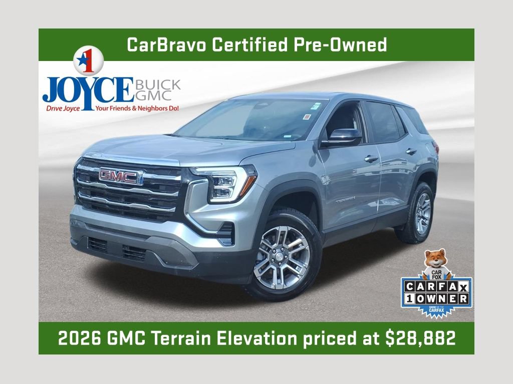 Certified 2026 GMC Terrain Elevation AWD/4WD 360° Tour
