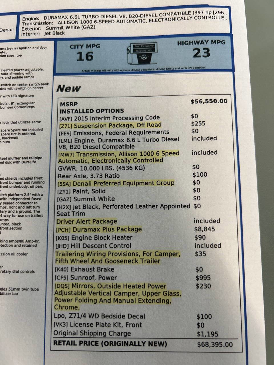 Used 2015 GMC Sierra 2500 Denali w/ Duramax Plus Package AWD/4WD image 38