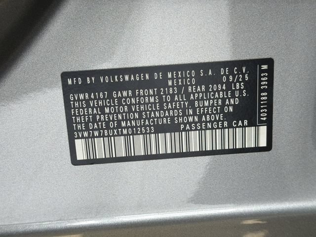 Certified 2026 Volkswagen Jetta SE FWD image 27