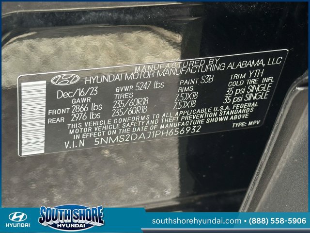Certified 2023 Hyundai Santa Fe SEL w/ Cargo Package AWD/4WD image 40