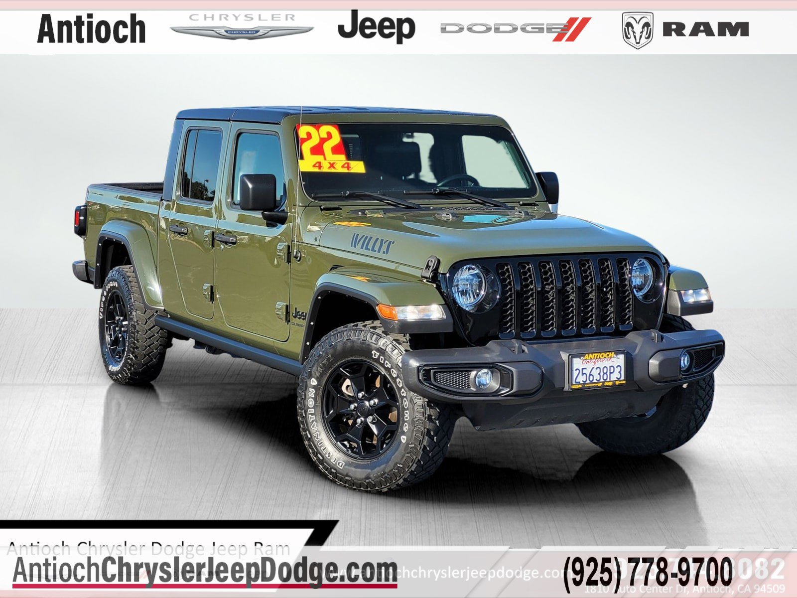Certified 2022 Jeep Gladiator Willys