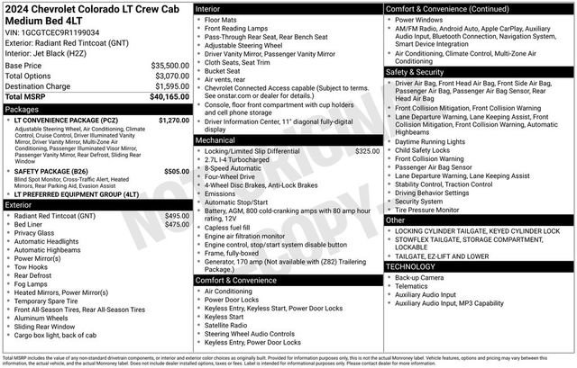 Used 2024 Chevrolet Colorado LT w/ LT Convenience Package AWD/4WD image 25