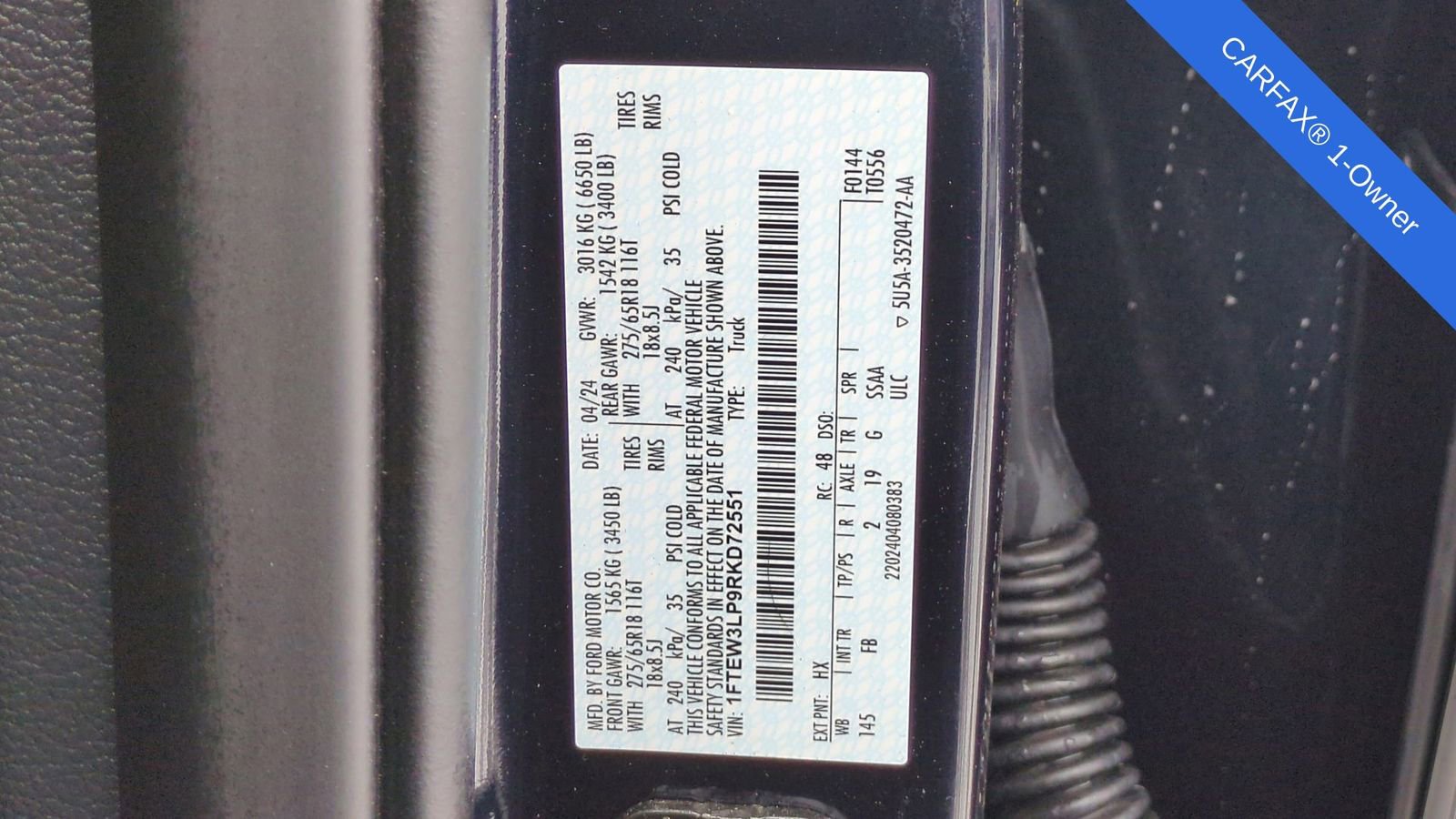 Used 2024 Ford F150 XLT w/ Equipment Group 302A MID image 44