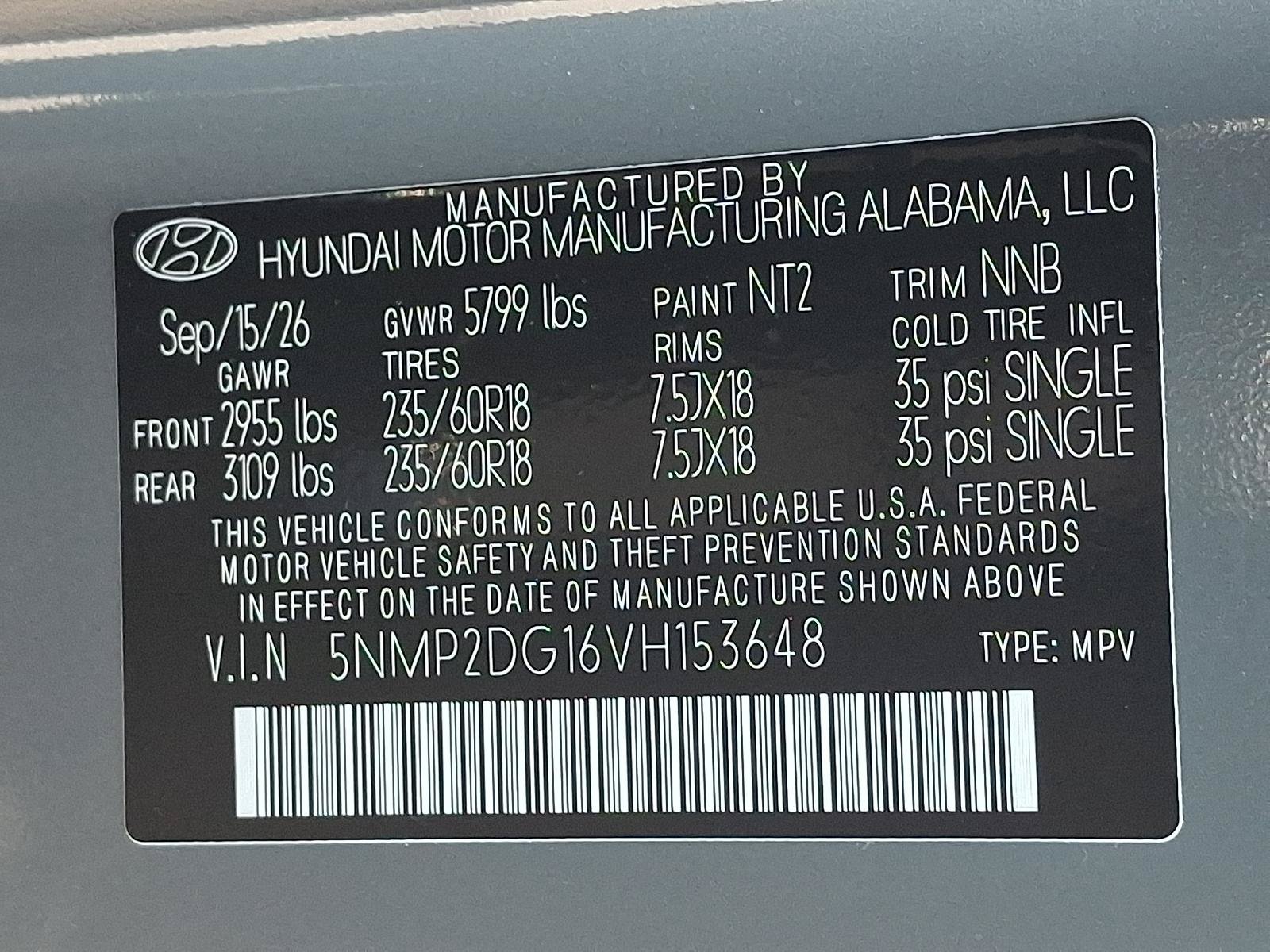 New 2027 Hyundai Santa Fe SEL AWD/4WD image 17