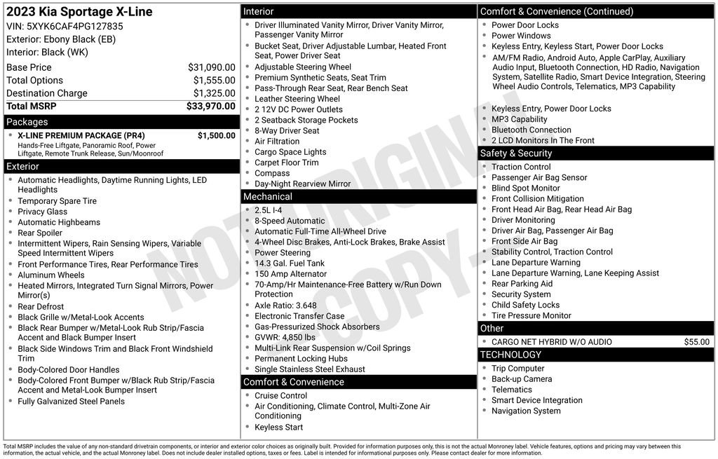 Certified 2023 Kia Sportage X-Line w/ X-Line Premium Package AWD/4WD image 9