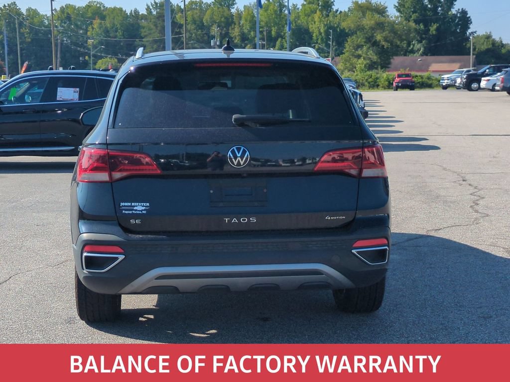 Used 2022 Volkswagen Taos SE AWD/4WD image 4