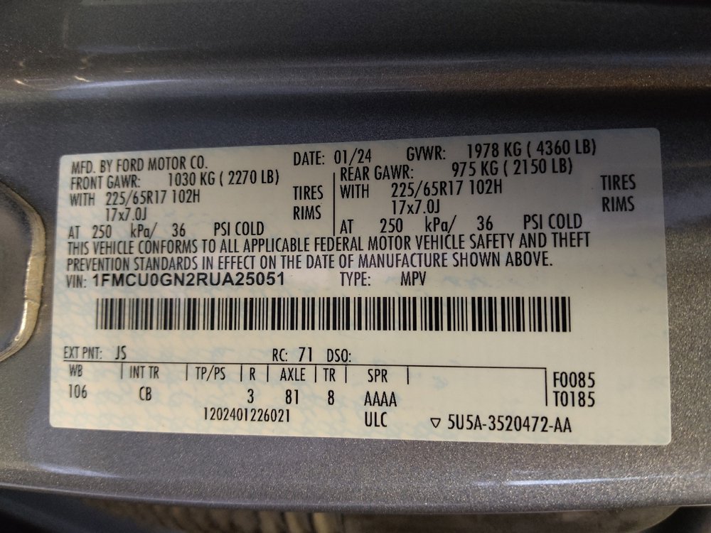 Used 2024 Ford Escape Active image 33