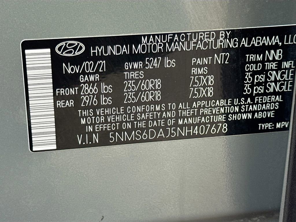 Used 2022 Hyundai Santa Fe SEL w/ Convenience Package AWD/4WD image 43