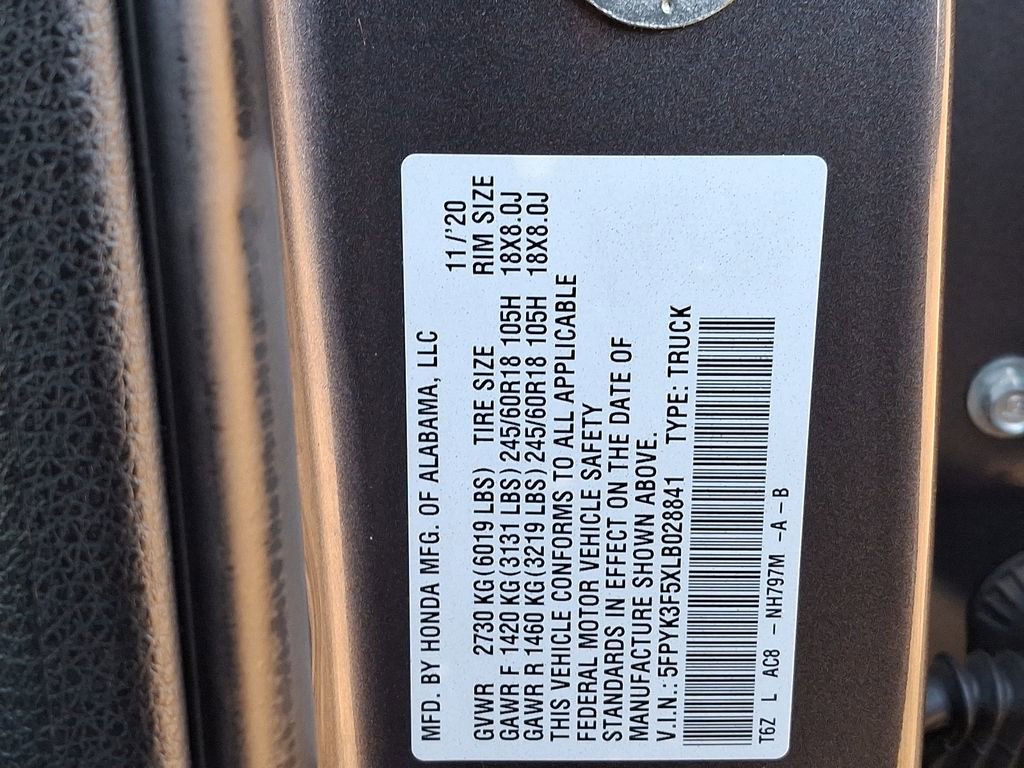 Used 2020 Honda Ridgeline RTL image 26