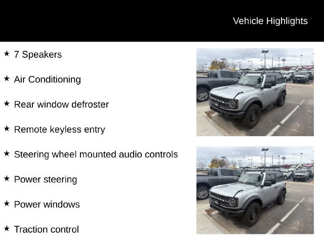 Used 2023 Ford Bronco Black Diamond AWD/4WD image 9