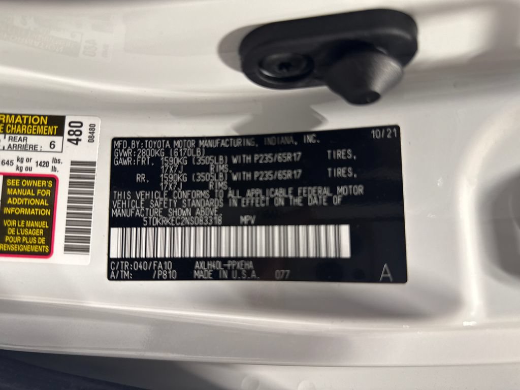 Used 2022 Toyota Sienna LE FWD image 19