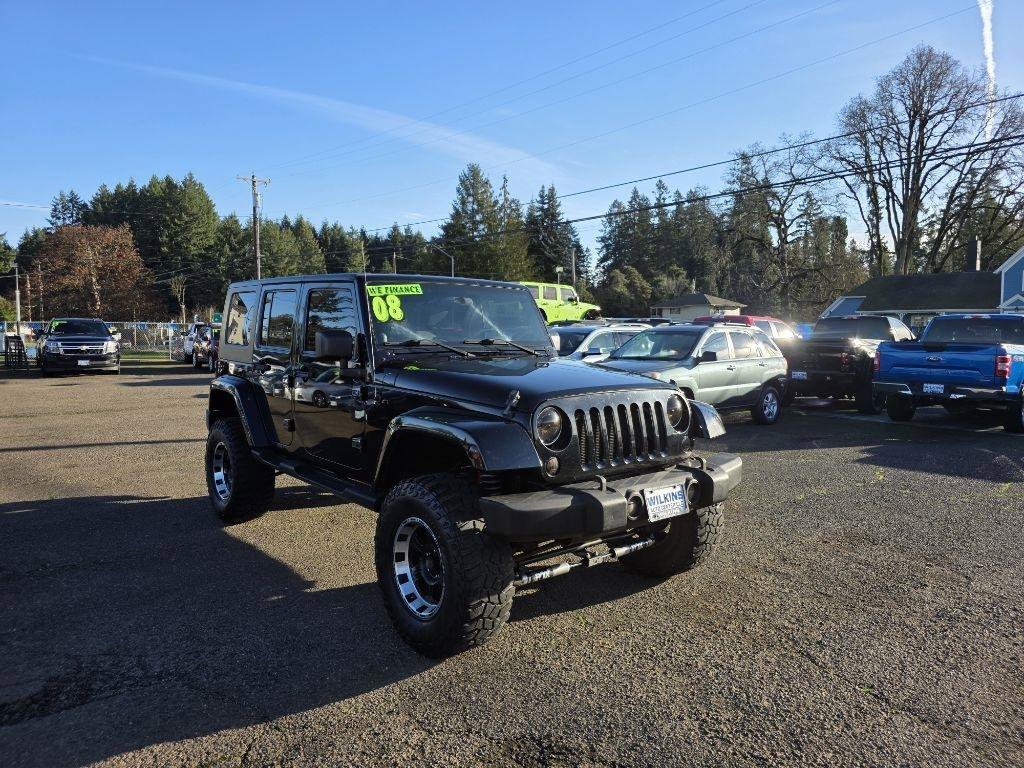 Used 2008 Jeep Wrangler Unlimited Sahara w/ Trailer Tow Group AWD/4WD image 3