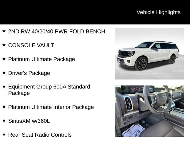 New 2025 Ford Expedition Max Platinum w/ Platinum Ultimate Package image 7