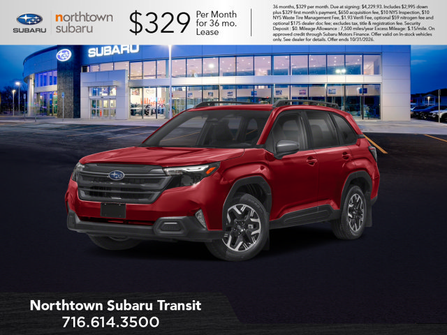 New 2026 Subaru Forester Premium AWD/4WD image 1
