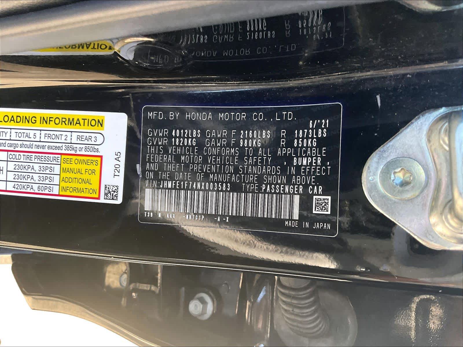 Used 2022 Honda Civic EX image 32